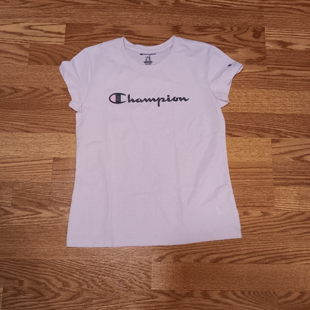 Champion Women's White Short Sleeve Tee